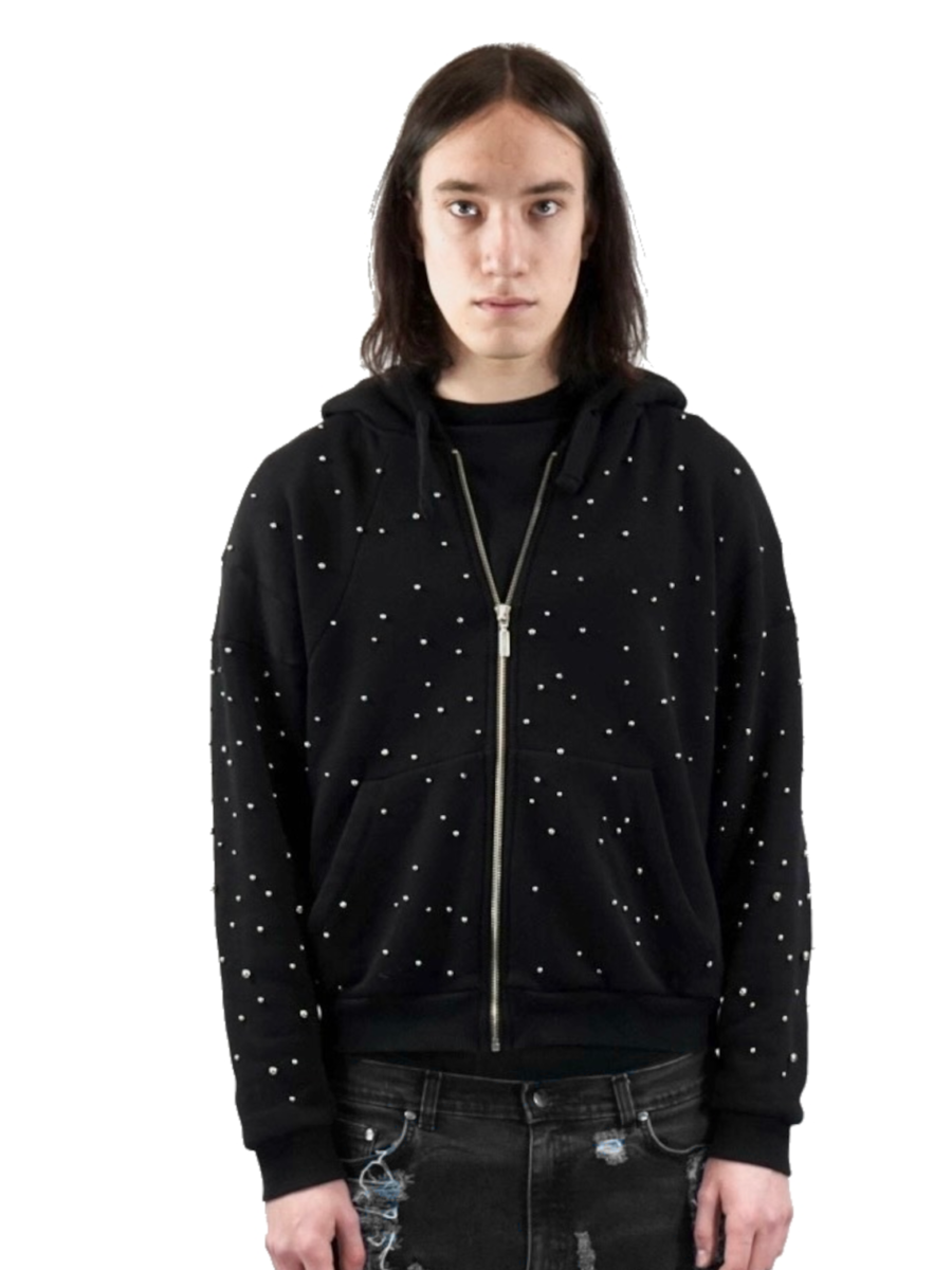 ROLLS ROSE HOODIE BLACK