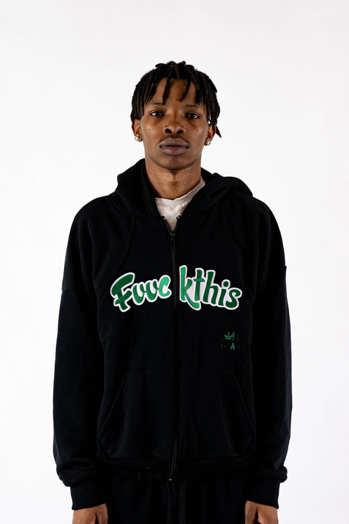 CALI ZIP HOODIE GREEN