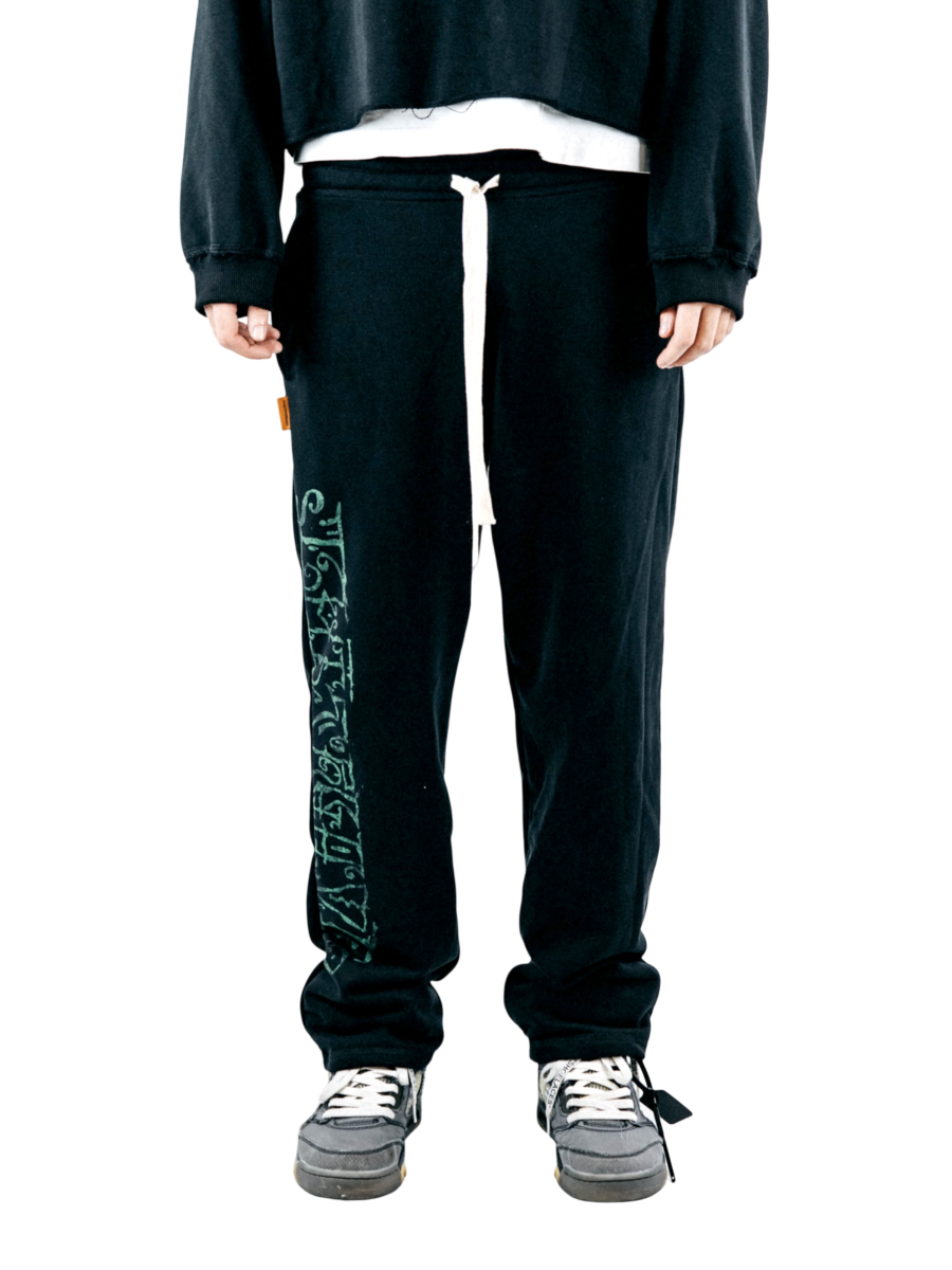 ARABIC SWEATPANTS BOTTLE GREEN