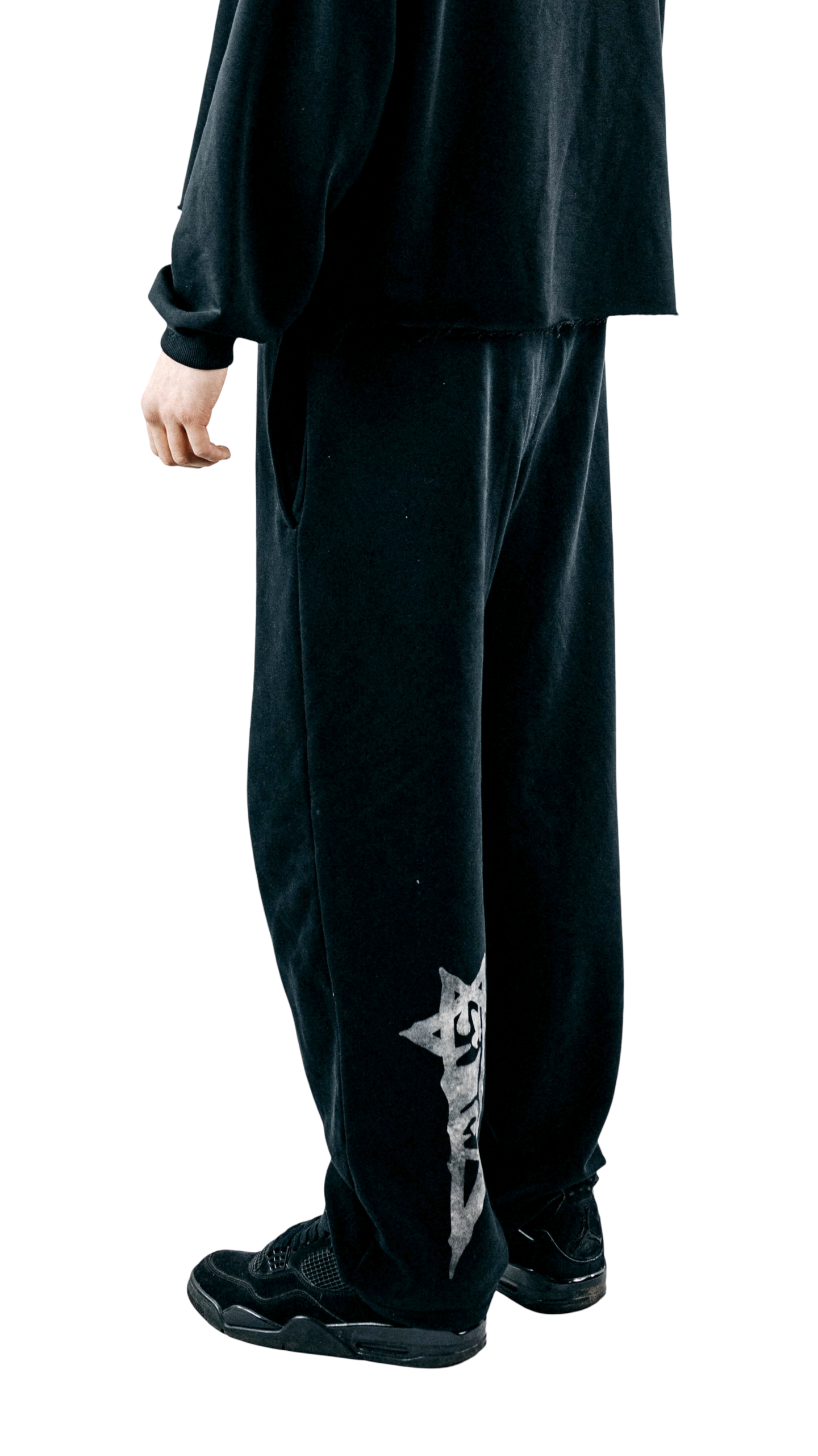 ARABIC SWEATPANTS WHITE ASH - obrazek 4