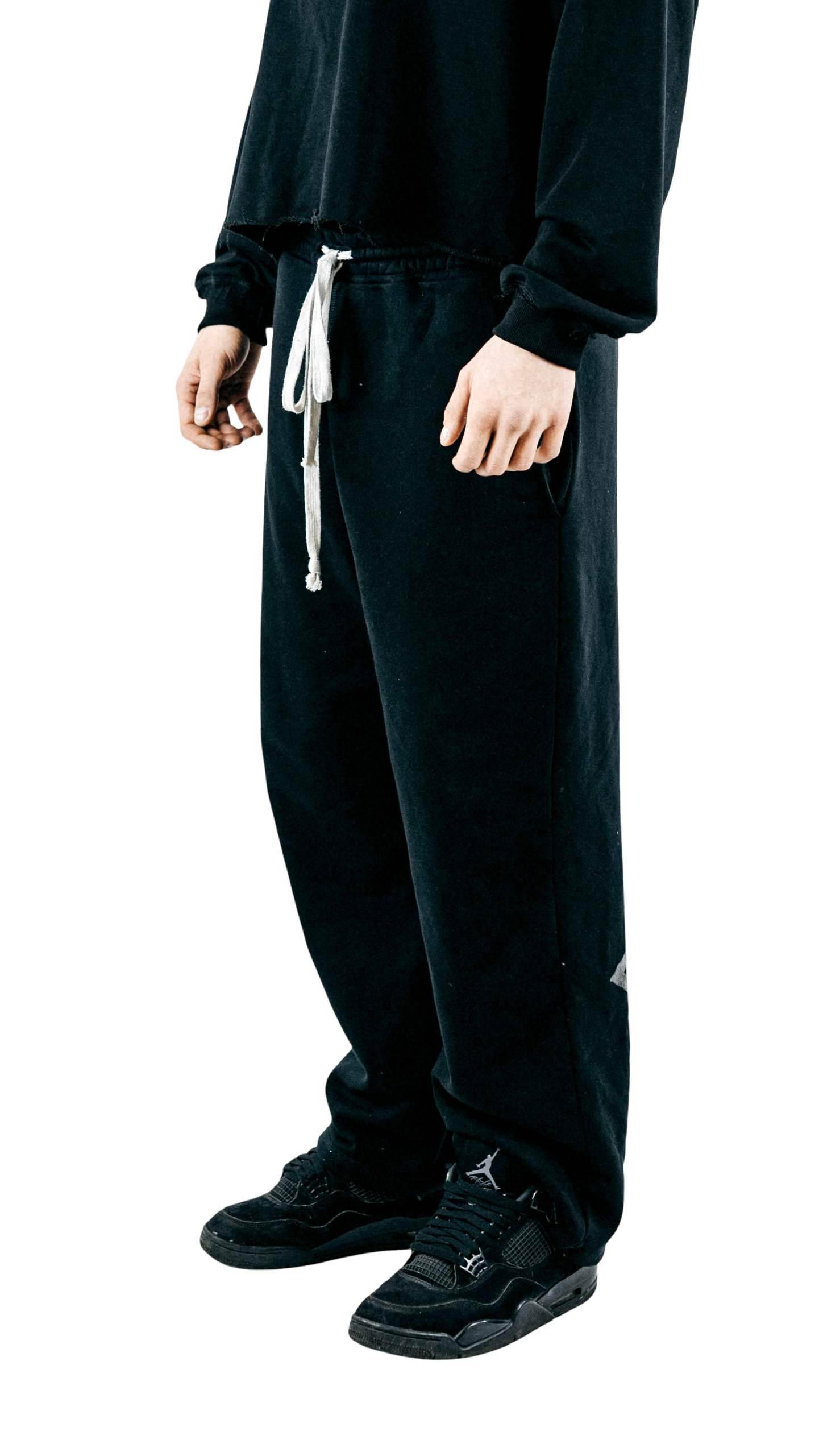 ARABIC SWEATPANTS WHITE ASH - obrazek 5