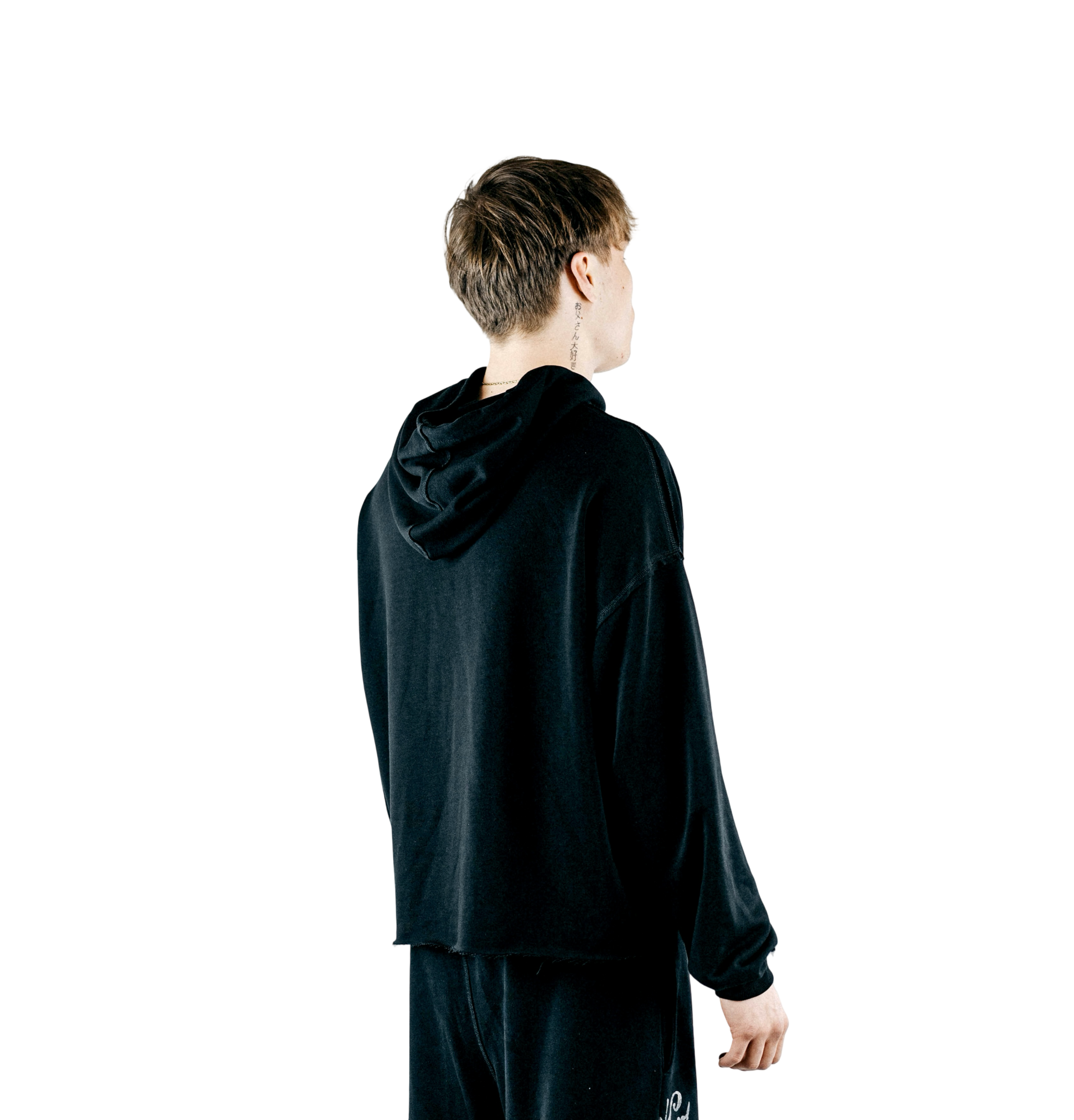 ARABIC HOODIE WHITE ASH - obrazek 6