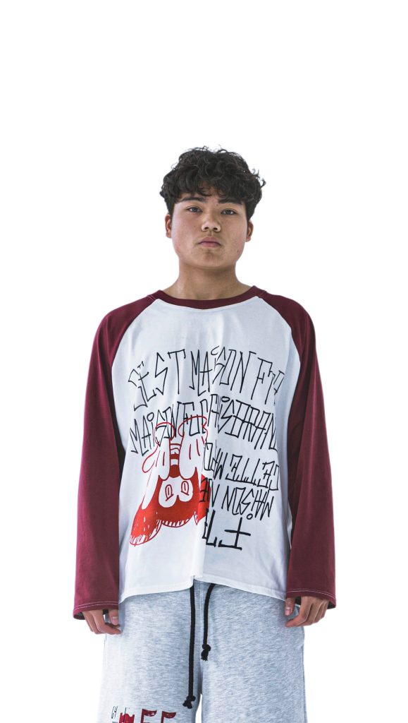 R.FRAPPE RAGLAN BURGUNDY