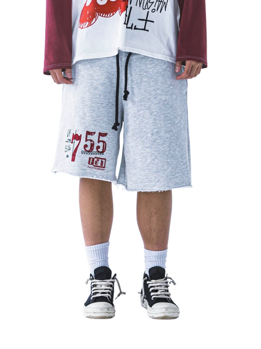 755 TICKET SHORTS LIGHTGRAY
