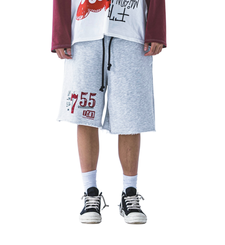 755 TICKET SHORTS LIGHTGRAY